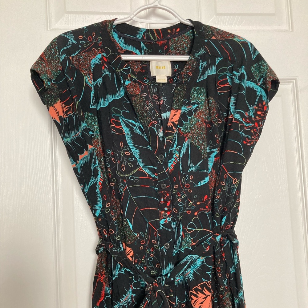 Maeve brand funky print jumpsuit